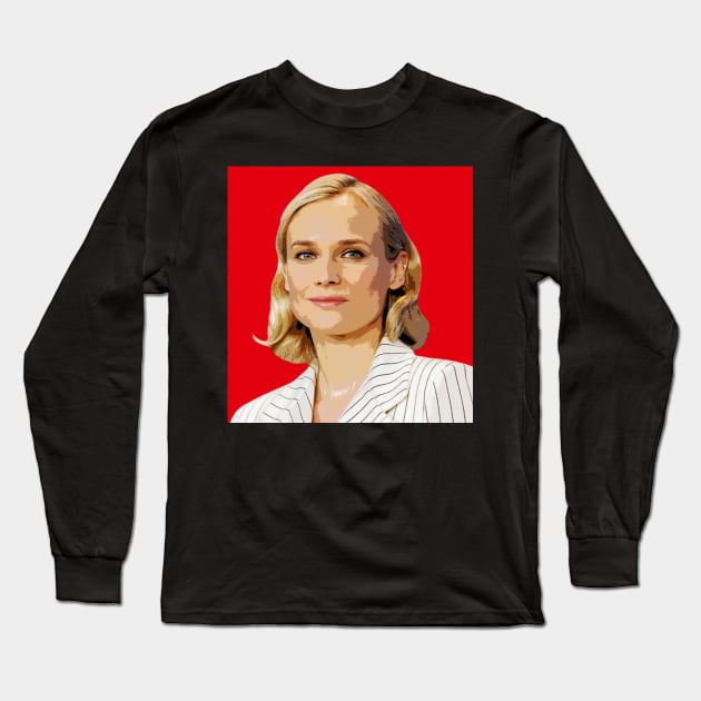 diane kruger Long Sleeve T-Shirt by oryan80